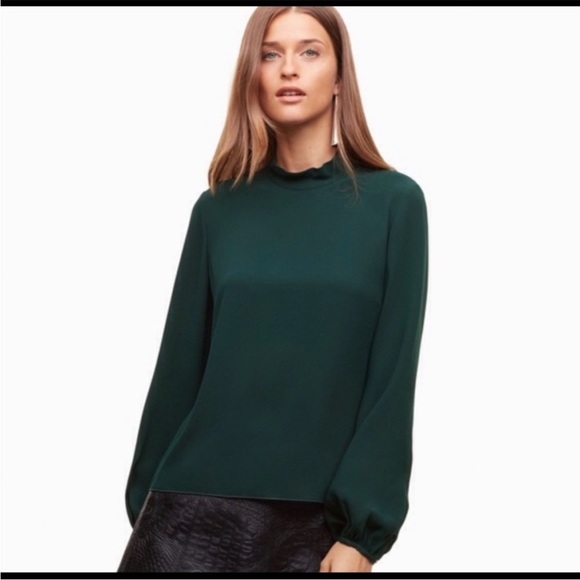 🍁Aritzia Babaton Sz S Granados Blouse - Picture 2 of 9